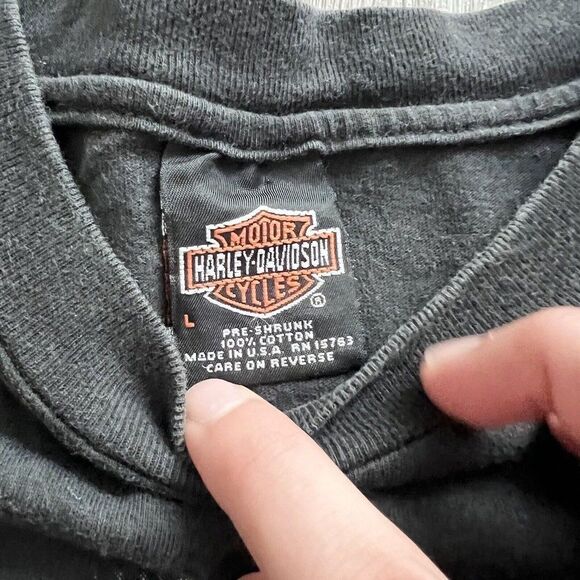 1999 Harley-Davidson of Savannah Georgia T-Shirt Men Size Medium USA Made - Picture 6 of 8